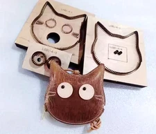 Cat Wallet Leather Cutting Die Cutter Embossing Template Punch Tool Set