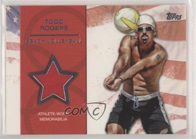 2012 Topps US Olympic Team and Hopefuls Relic Silver 43/50 Todd Rogers 9b4