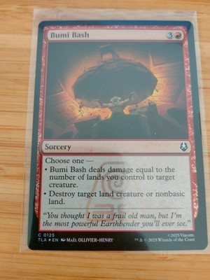 MTG Bumi Bash (FOIL) 0125 Avatar: The Last Airbender M/NM Free UK P&P