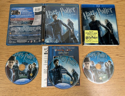 Harry Potter and the Half-Blood Prince [3 Disc Blu-ray] Slip Cover 