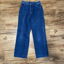 Levis Jeans Unisex Kids 10-12 Blue Straight Denim Zip Fly Casual 5 Pocket