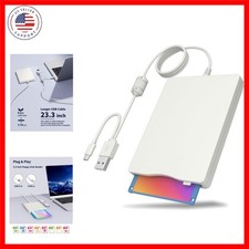 Floppy Disk Reader, 3.5 inch External Floppy Disk Drive with USB Type-C, Port...