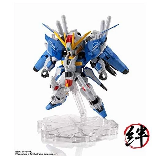 Figura estilo NXEdge tipo astilla azul Gundam Sentinel MS Unit Ex-S Gundam Foto 2 de 4