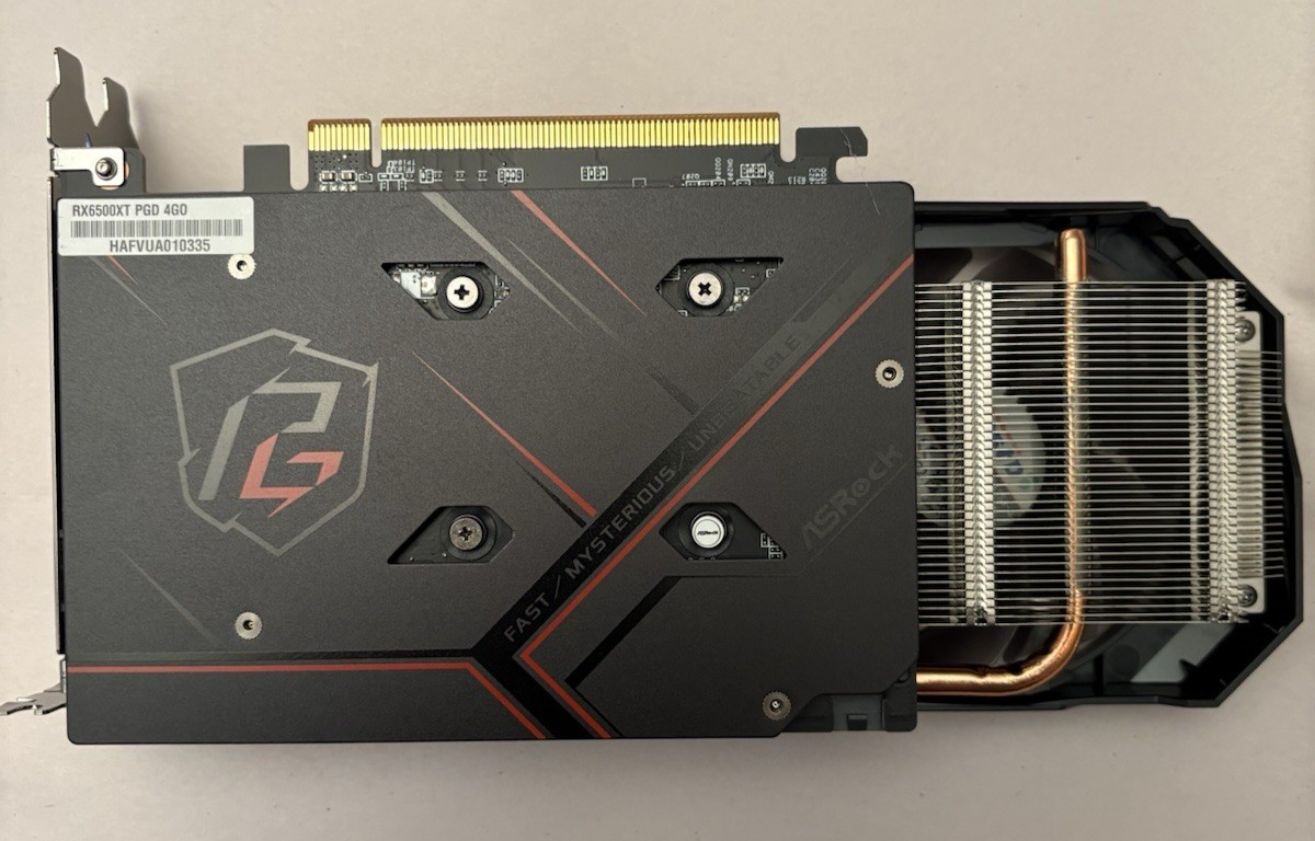 ASRock AMD Radeon RX 6500 XT Phantom Gaming D OC 4GB GDDR6