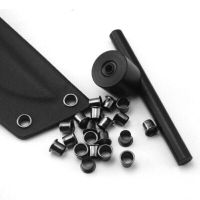 Installationswerkzeuge 60pcs DIY Nieten Kydex Holster mit Black Brass Nails Kit