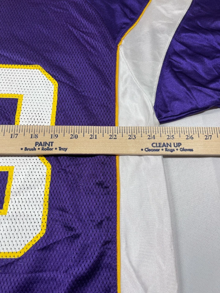Minnesota Vikings Jersey Peterson #28 XL Extra Large Reebok NFL Equipment - Image 4 of 4