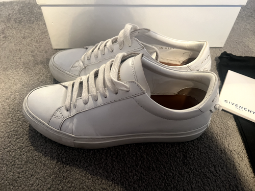 Givenchy Urban Street Leather Sneakers Trainers White Size 36 - Picture 5 of 6