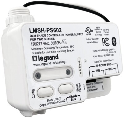 Legrand DLM Shade Controller Power Supply LMSH-PS602