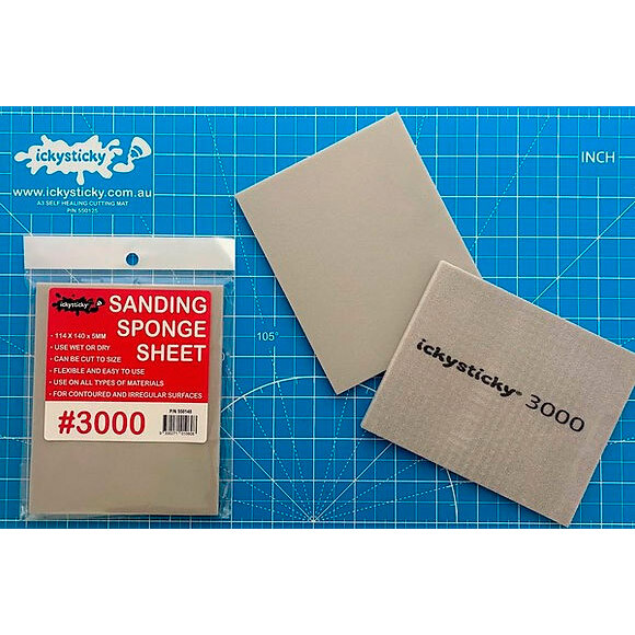 IckySticky Sanding Sponge #3000 (114 x 140 x 5mm, 1 sheet) | eBay