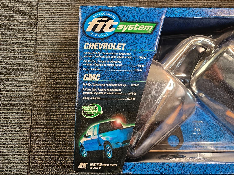 Espejo retrovisor sistema de ajuste K-Source 7 cantidad H3621GM para GMC V1500/V2500 Suburban 90 91 Foto 3 de 4