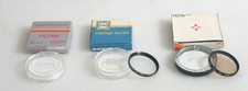 49MM FILTERS SET OF 3. DIFFUSER, 81B, SKY (JUST THE BOX)