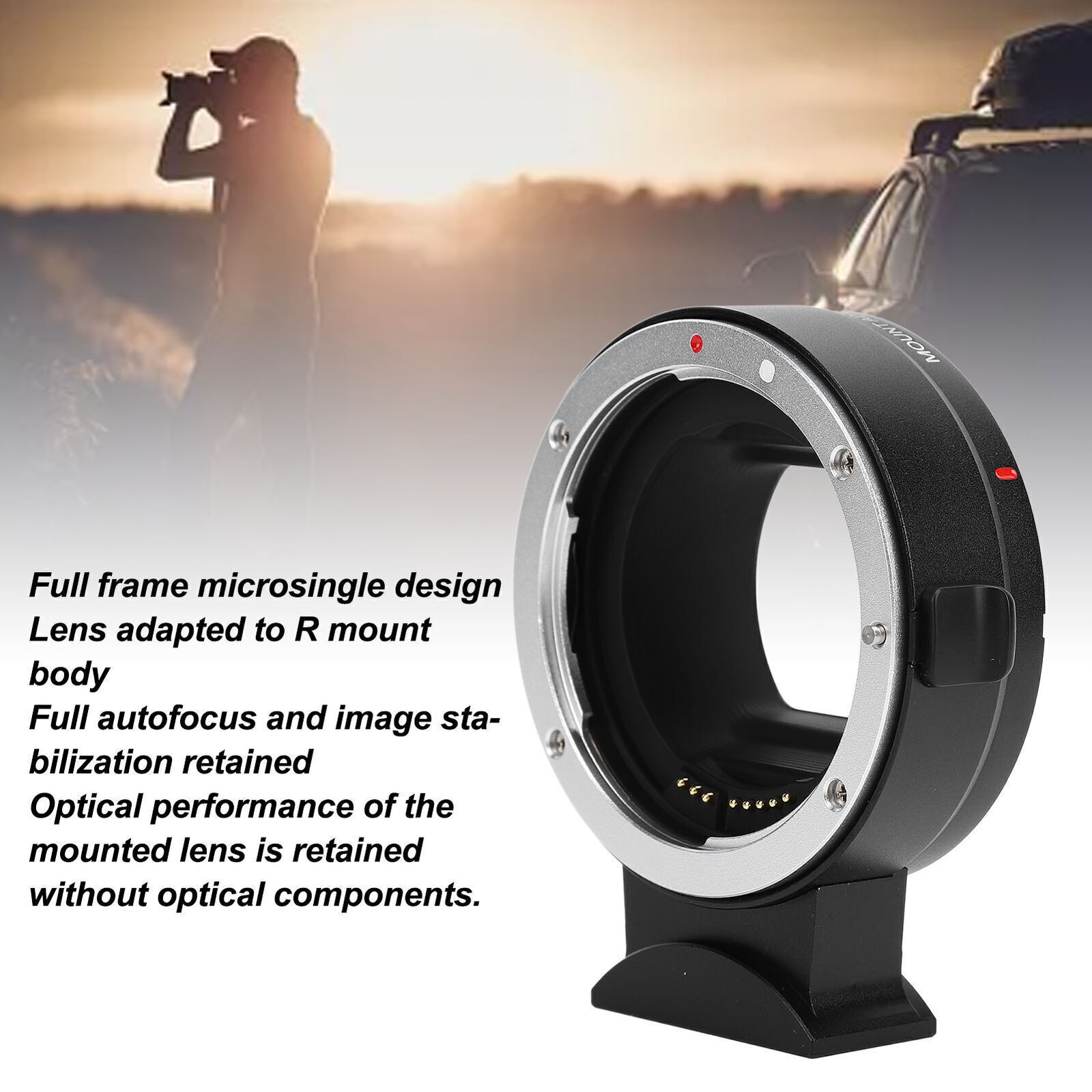 Lens Mount Adapter Professional Auto Focus Lens Converter Control Ring