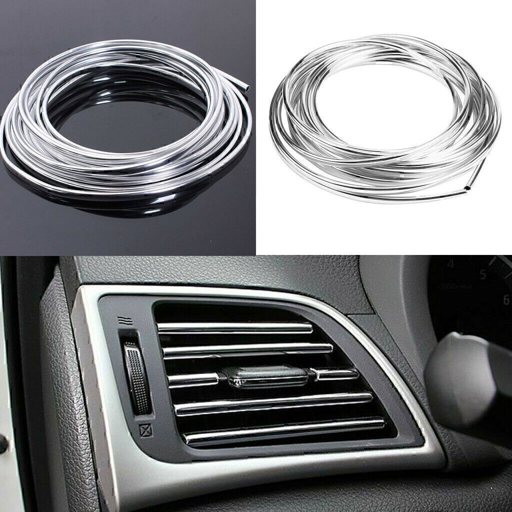 16FT Chrome Car Door Edge Molding Trim Seal Strip Scratch Protector Guard Decor!