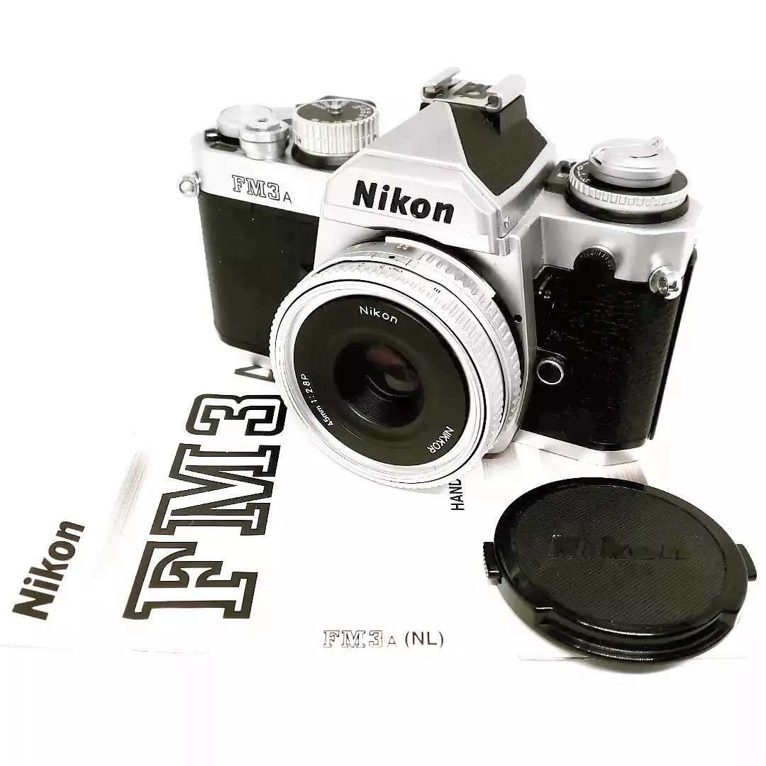 NIKON FM3A with Nikkor 45mm 1:2.8P BEAUTIFUL CONDITION