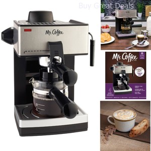 Café Cappuccino Espresso 4-Cup máquina de vapor de calor bebida Maker-Nuevo  | eBay