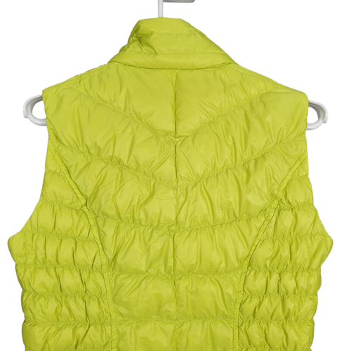ATHLETA Downalicious Deluxe Down Puffer Vest S Citrine Full Zip Pockets #138670 - Picture 7 of 10