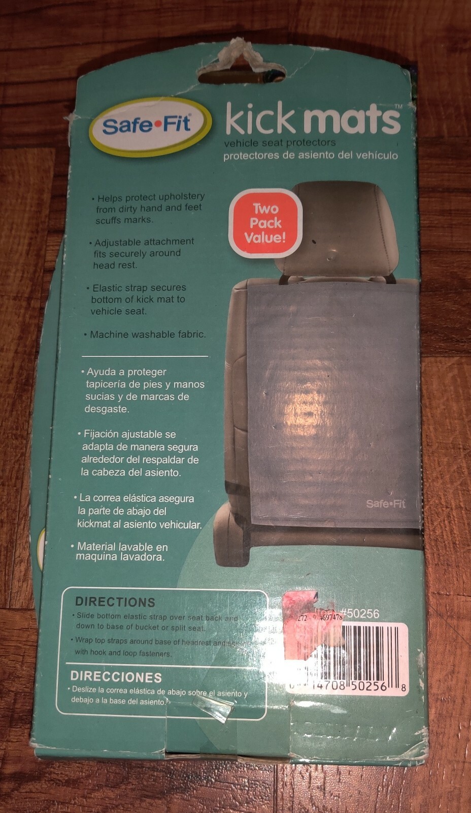 Safe•Fit Kick Mats Vehicle Seat Protectors 2 Set eBay