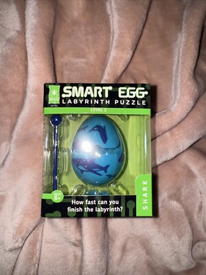 NEW Bepuzzled Shark Smart Egg Labyrinth Puzzle Age 8+ Level 2 KG M35