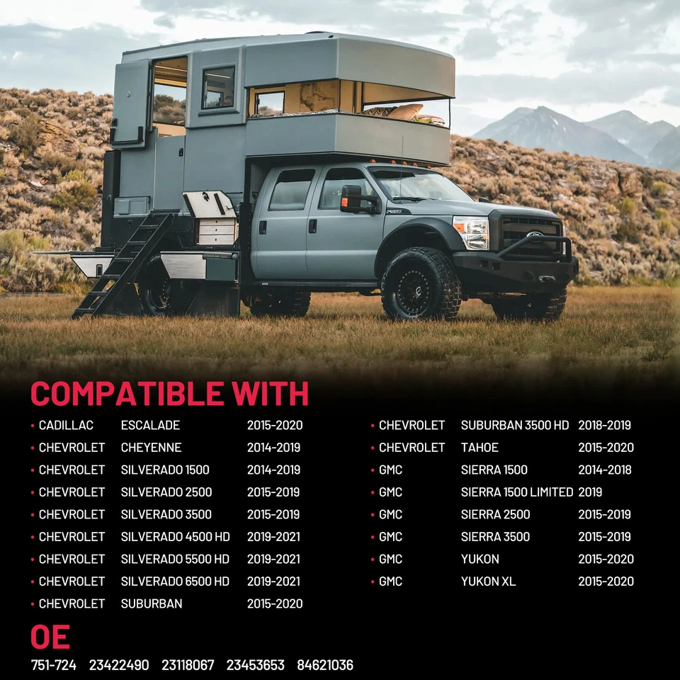 Front Driver Side Power Window Regulator For 2014-19 Chevy Silverado GMC Sierra Foto 3 de 4