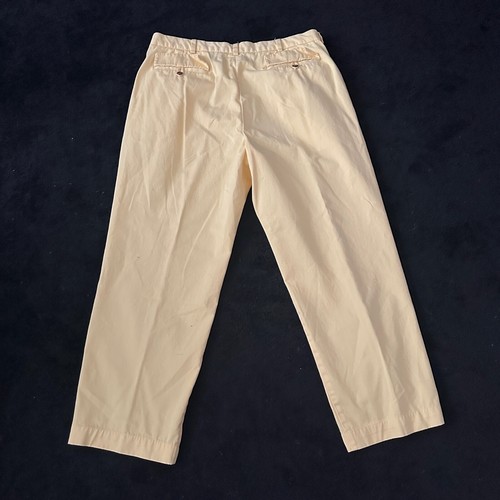Brooks Brothers Hose Herren 38 gelb 32" Chino gerade Bein Hose Geschäft Japan - Bild 7 von 9