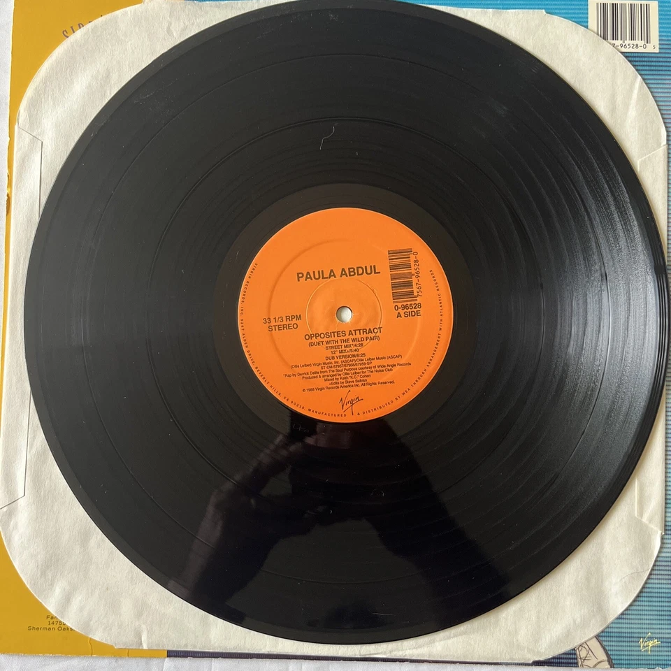 PAULA ABDUL - Opposites Attract six Remixes 12" maxi single Vinyl NM DANCE Foto 3 de 4