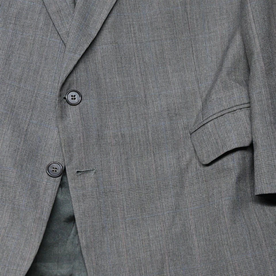 De Colección Botánica 500 46L 40x30 Marrón Cuadros Glenn Hecho en EE. UU. Lana Hombres Chaqueta Pantalones Traje Foto 3 de 4