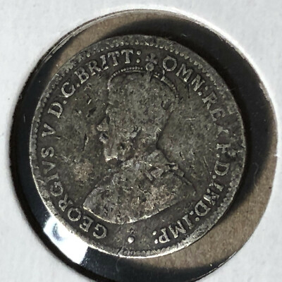 1914 Australia 3 Pence King George V Silver Coin | eBay