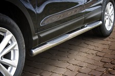 TRITTBRETTER SCHWELLERROHRE AUS EDELSTAHL MIT TÜV FÜR NISSAN QASHQAI 2013-2016