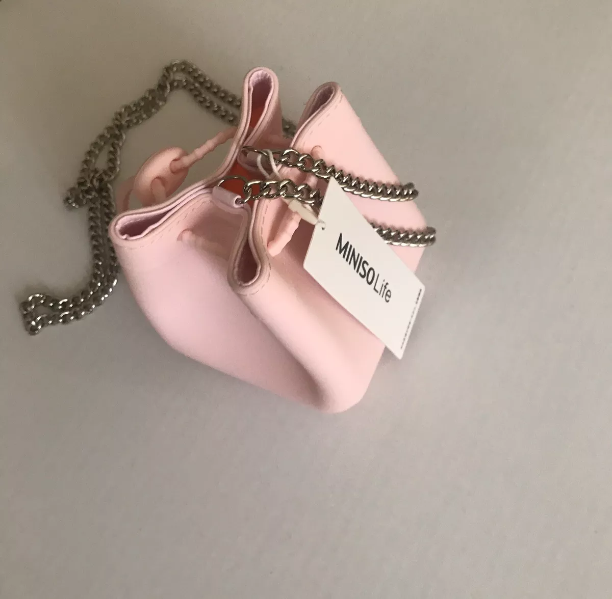 Miniso pink best sale bag