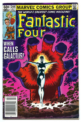 FANTASTIC FOUR #244 - WHEN CALLS GALACTUS! - 1st FRANKIE RAYE [NOVA] - JULY 1982