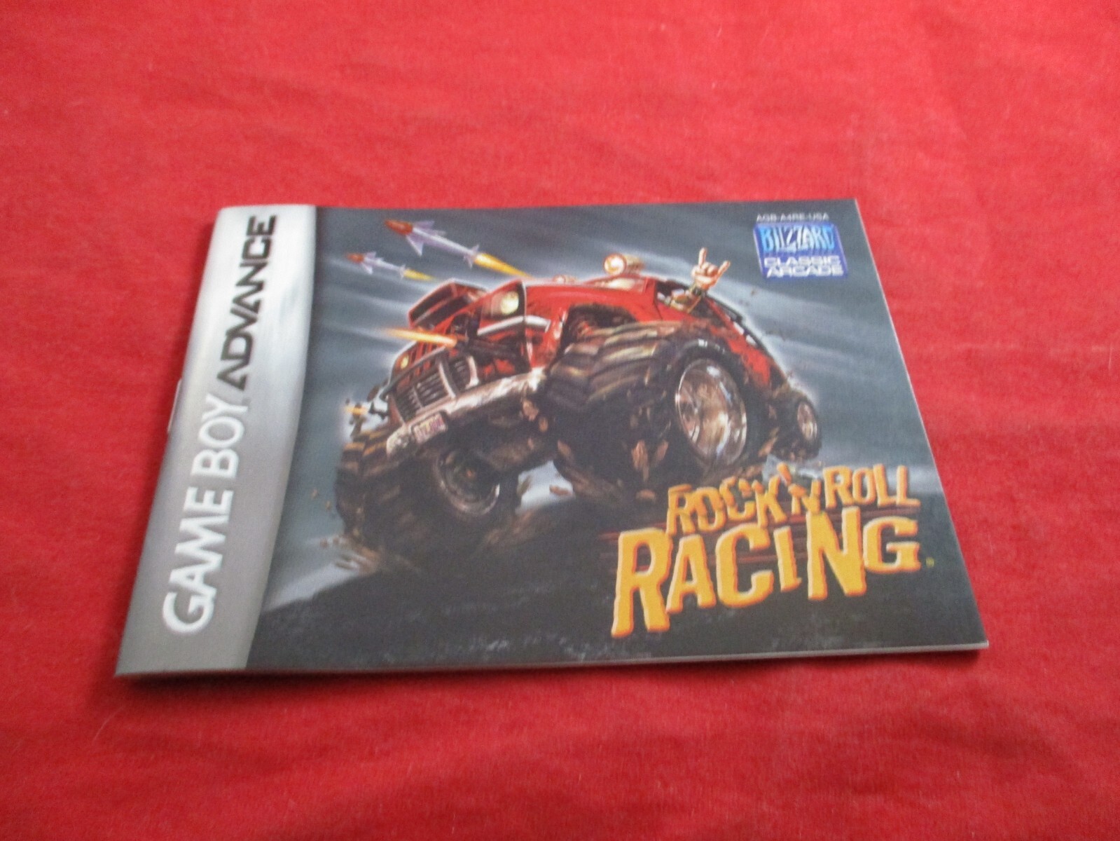 Rock 'N Roll Racing Nintendo Game Boy Advance Instruction Manual Booklet ONLY