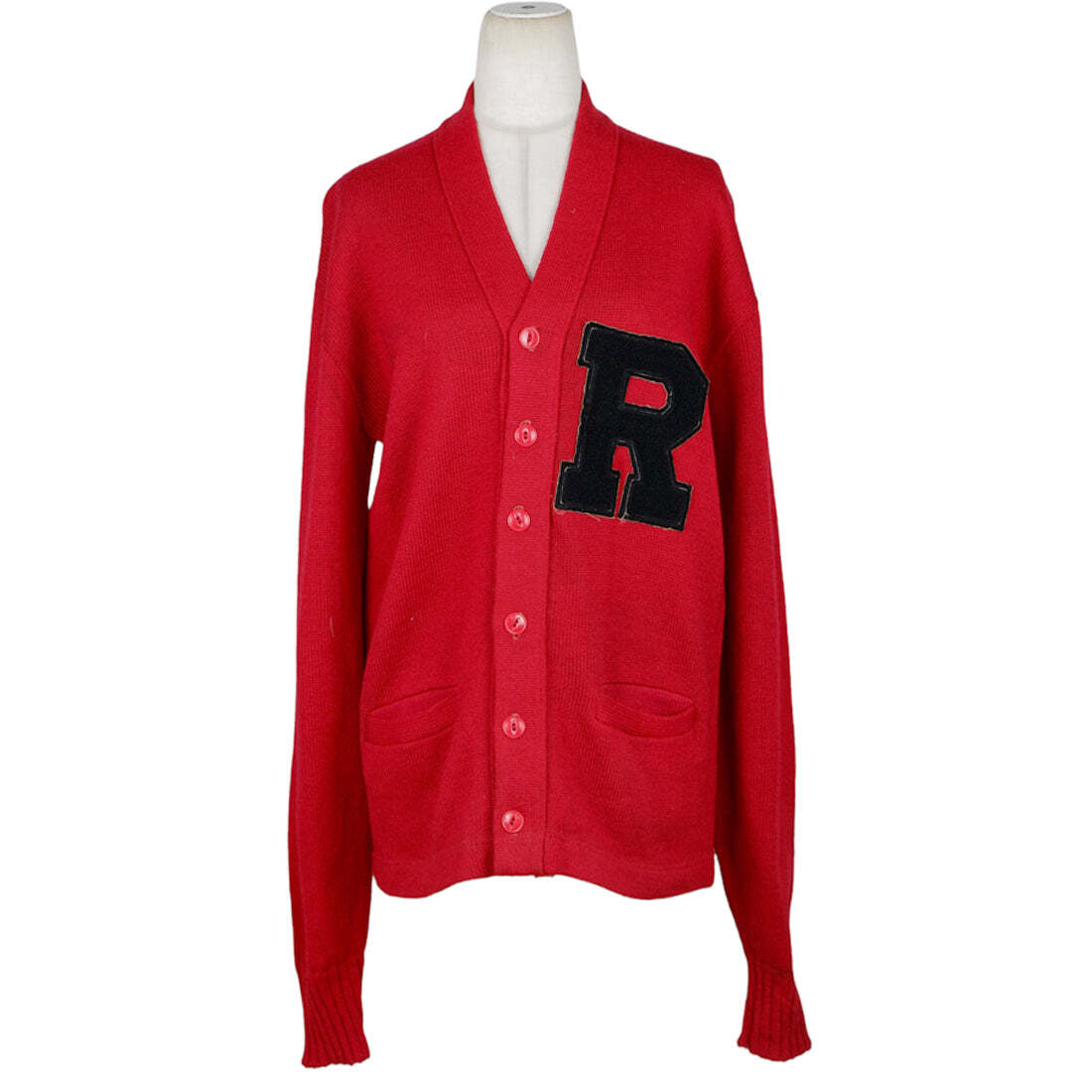 Rutgers University Virgin Wool Vintage Letter Cardigan | eBay