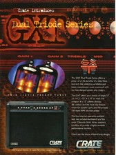 1997 Crate Amplifiers Music Triode Series PRINT AD Unique Gift Idea (2763)