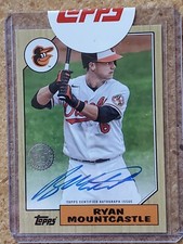 Ryan Mountcastle 2022 Topps Series 1 1987 Anniversary Auto Orioles #87BA-RM