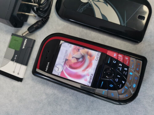 Nokia 7610 GSM BlackRed Trójpasmowy aparat Bluetooth Oryginalny odblokowany telefon komórkowy - Zdjęcie 1 z 20