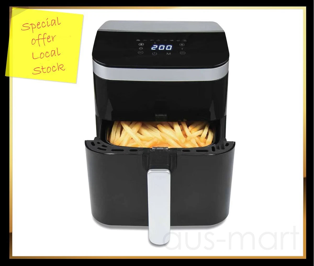 3.75L Air Fryer Electric Portable Bench Top 8 Pre set LED Control