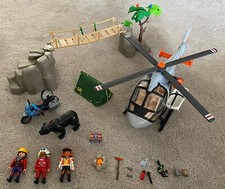 Playmobil 70663 - Canyon Helicopter Rescue (Missing 2 Accessories)