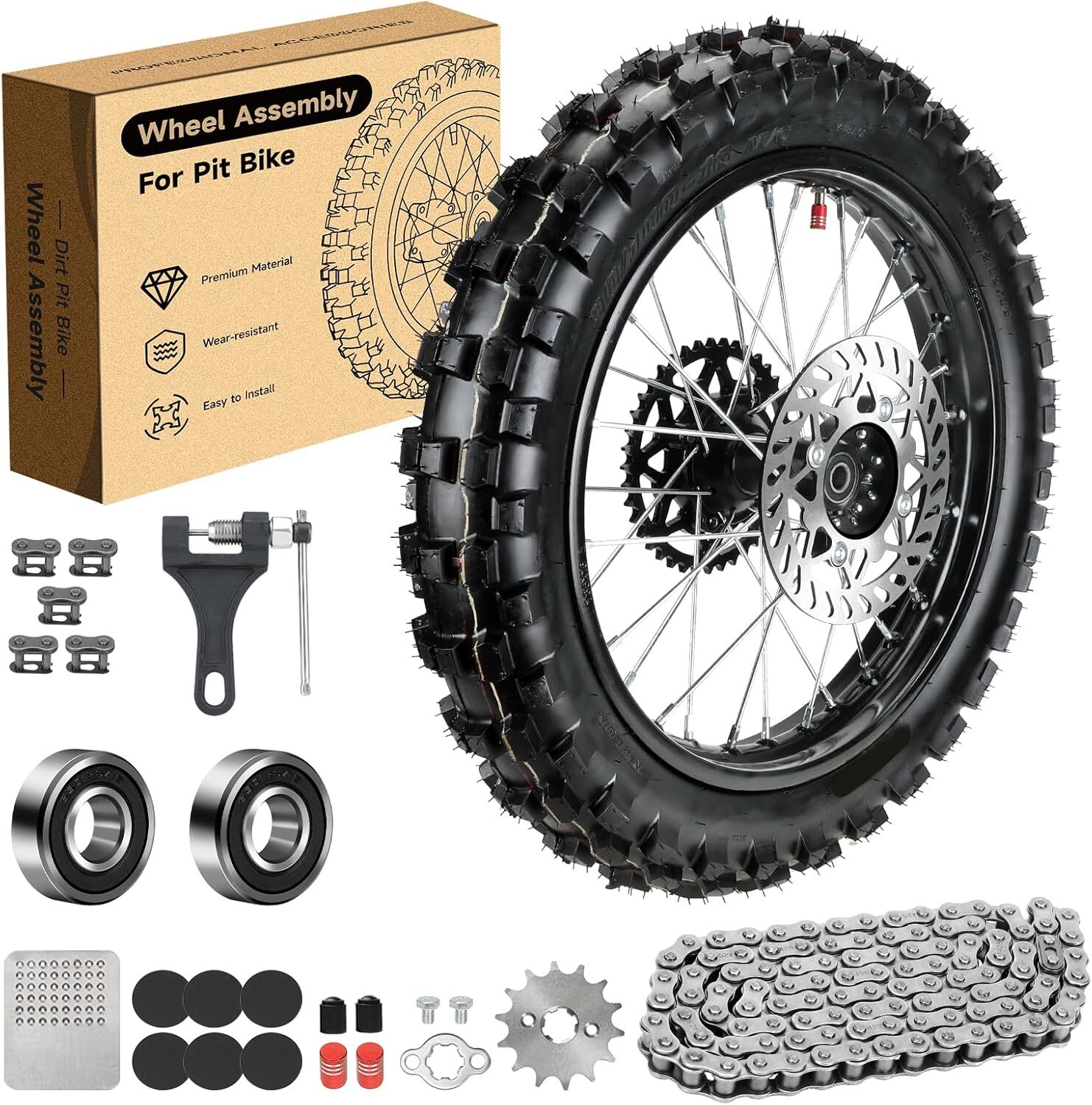 16'' Wheel 90/100-16 3.00-16 Rear Tire For 150cc XR100 CRF15
