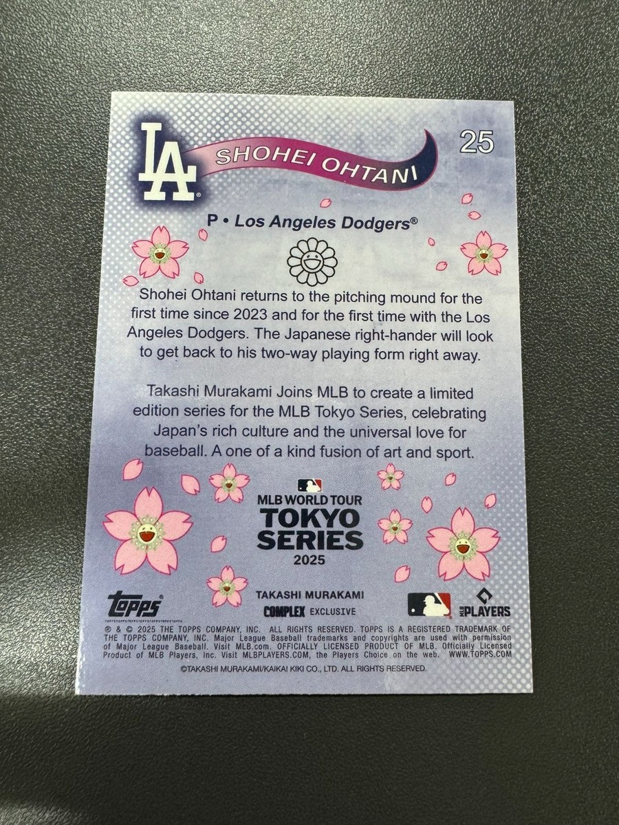 Topps Tokyo Series 2025 SHOHEI OHTANI Takashi Murakami