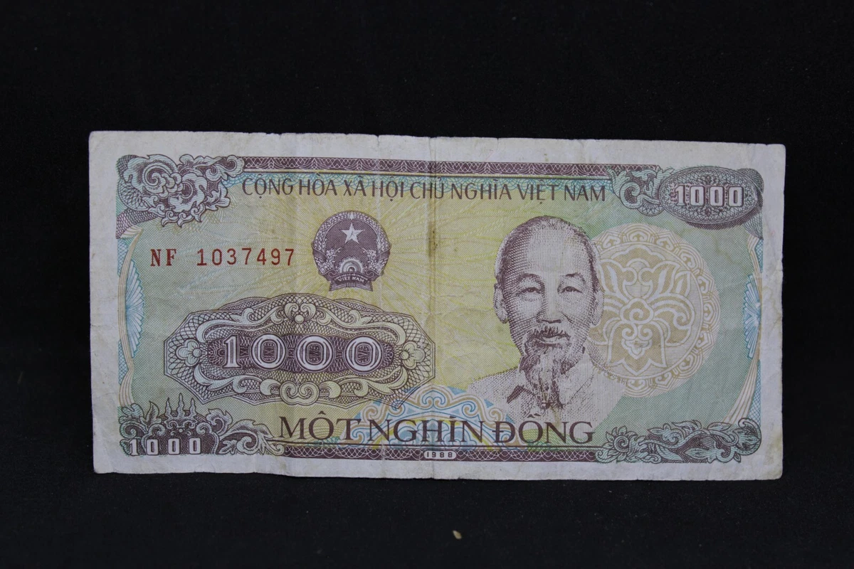越南纸币1,000 越南盾面额纸币| eBay