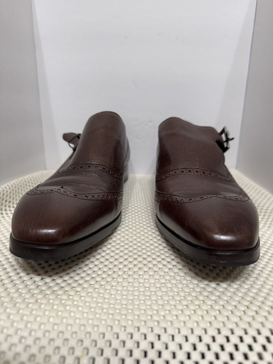 Mezlan wing tip brown leather wing tip Men Sz 11 M Made In 