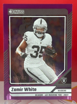 Zamir White 2024 Panini Donruss Stat Line Press Proof #/451