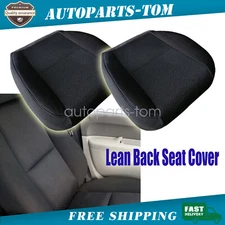 For Chevy Silverado 1500 2500 2007-14 Front Lower Bottom Cloth Seat Cover Black