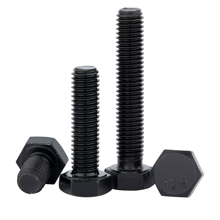 5 Stk Sechskantschrauben DIN 931 M14x60 - Festigkeitsklasse 12.9