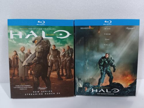 Halo Season 1-2 TV Serie 4 Disc All Regin Blu-ray verpackt Comic - Bild 1 von 3