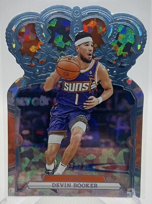 2023-24 Panini Crown Royale Basketball Blue Crystal Devin Booker