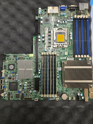 SuperMicro X8DTU-F Board LGA 1366 1x Intel E5620 CPU 12GB DDR3 ( USED )