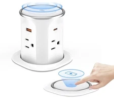 ANNQUAN Motorized Pop Up Countertop Receptacle