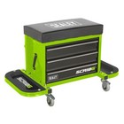 Sealey SCR18G Mechanic's Utility Seat & Toolbox - Hi-Vis Green