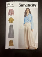 Simplicity - 9715 - Misses' Shirt, Pants & Shorts